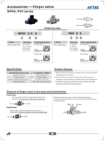 NPHV &amp; PHV SERIES: ACCESSORIES - FINGER VALVES